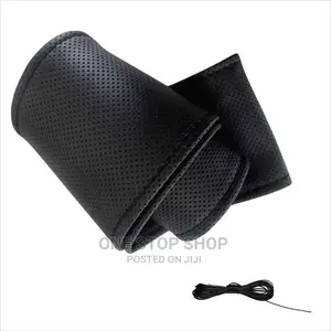Leather Stitching Universal Fit Steeeing Wheel Cover