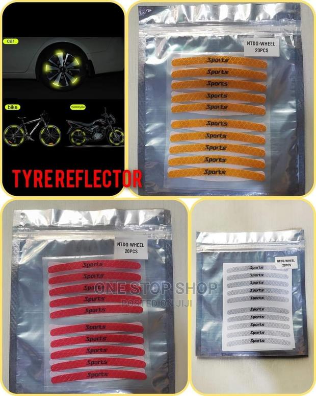 Different Colors Reflective Tyre Stickers
