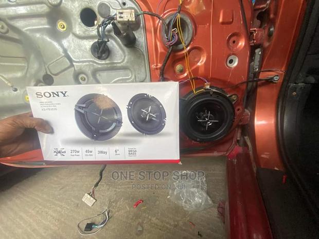 Generic 3 Way Sony Speakers 6" in Pair - main view