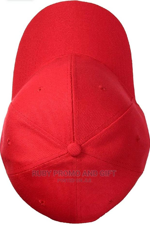 Red Baseball Cap - thumbnail 3
