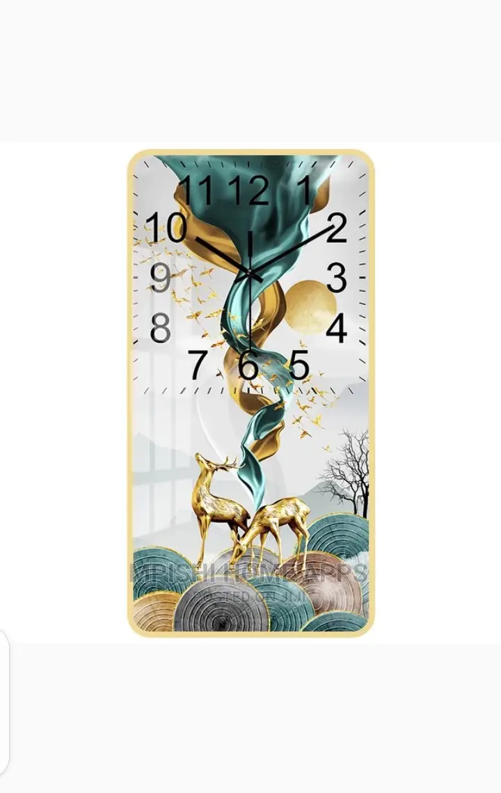 Crystal Porcelain Clock