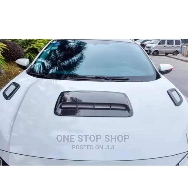 Ar Bonnet Installed With Gloss Black Hood Scoop Decor