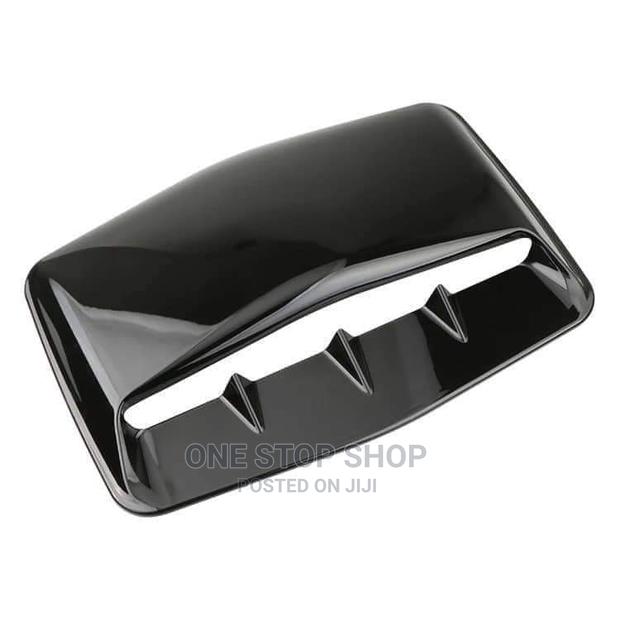 Sportish Gloss Black Design Hood Scoop