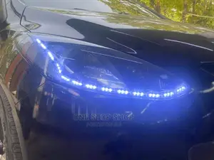 Car Headlights Fitted With Crystal Drl Lights