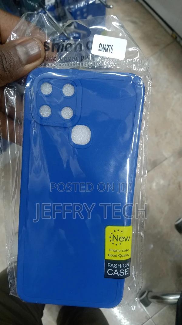 Infinix Smart 6 Soft Silicone Bumper Shell Black Flexible Ru - main view