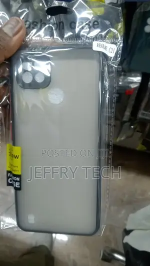 Smoke Silicone Realme C21 Back Cover