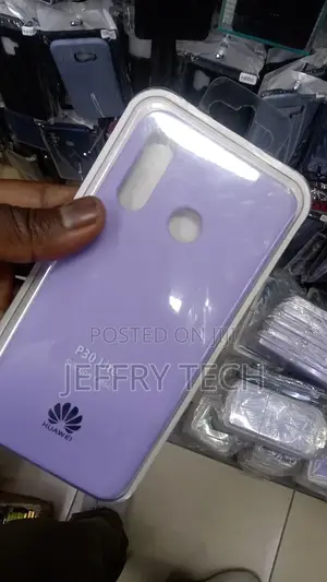 Huawei P30 Lite Non-Slip Liquid Silicone Gel Phone Case Back