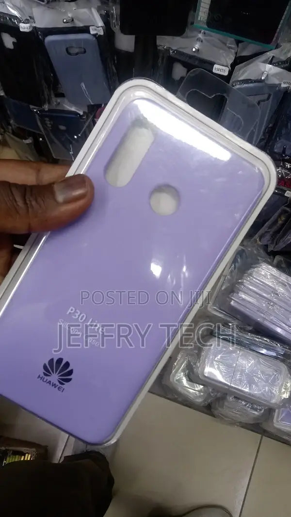 Huawei P30 Lite Non-Slip Liquid Silicone Gel Phone Case Back