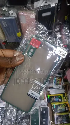 Oppo Reno 3 Pro Blue Translucent, Shockproof, Hard Back Cove