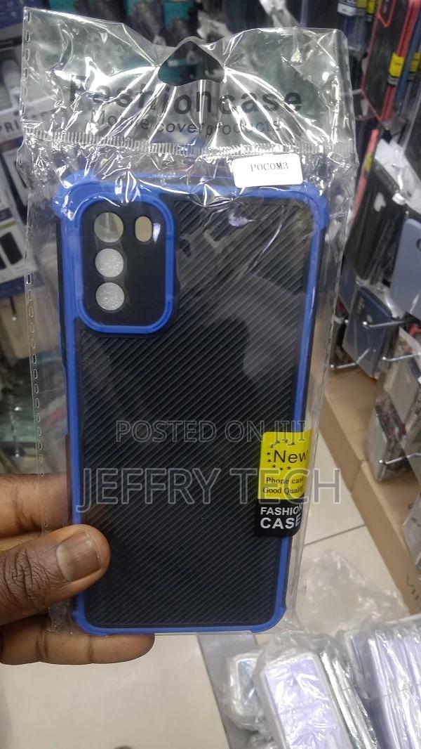 Shockproof Carbon Fiber Cover for Xiaomi Poco M3 Case Xiaomi - main view