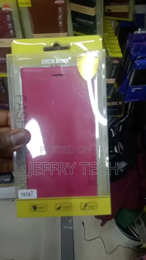 Rich Boss Flip Cover Case for NOTE 7 Black