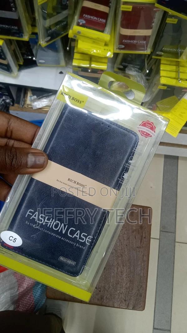 Rich Boss Leather Flip Cover Wallet Cover Case for Tecno C5 - thumbnail 3