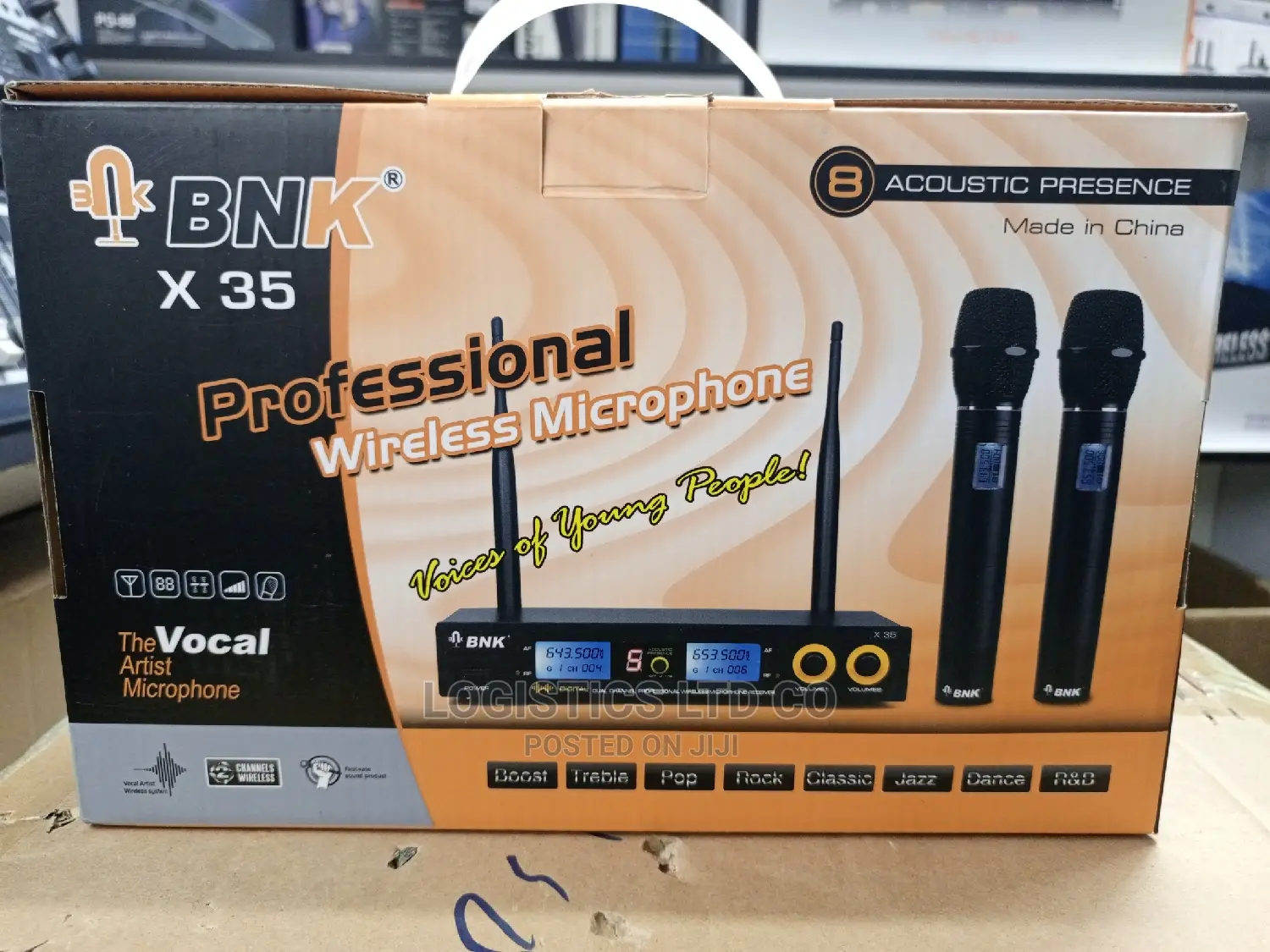 BNK X35 Uhf 2 Wireless Microphone