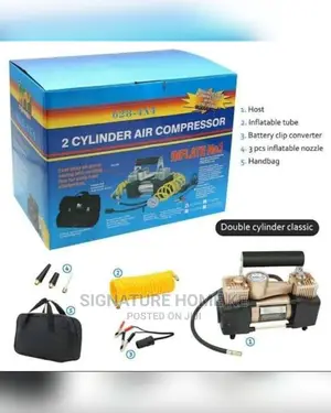 2-Cylinder Air Compressor/Tyre Inflator