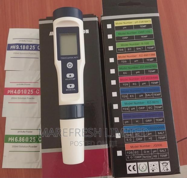 Digital Precision PH/TDS/EC/Salinity/Temp/ 5 in 1 Water Er - main view