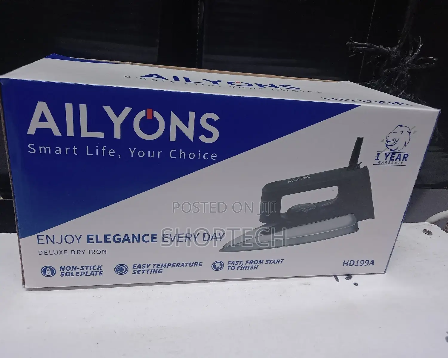 Ailyons Silver Iron Box