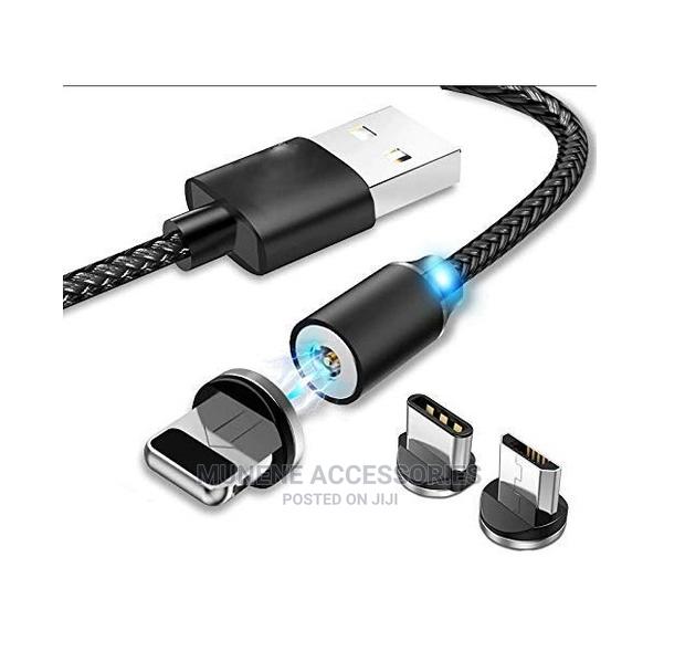 3-In-1 Magnetic Usb Fast Charging Cable Charger TYPE C IOS