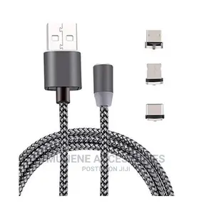 3-In-1 Magnetic Usb Fast Charging Cable Charger TYPE C IOS