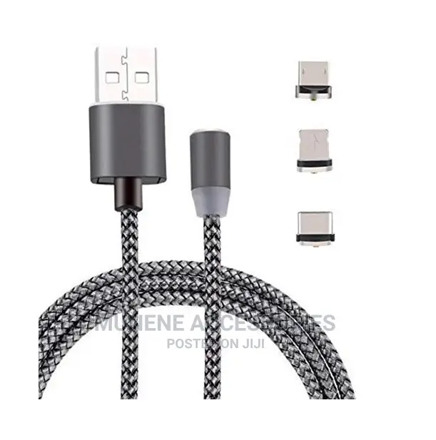 3-In-1 Magnetic Usb Fast Charging Cable Charger TYPE C IOS