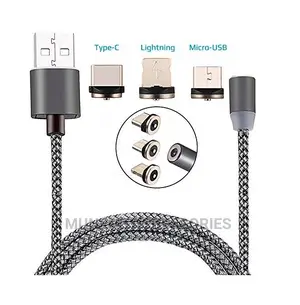 3-In-1 Magnetic Usb Fast Charging Cable Charger TYPE C IOS