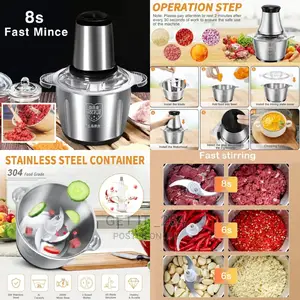 *Stainless Steel Electric Meat Grinder