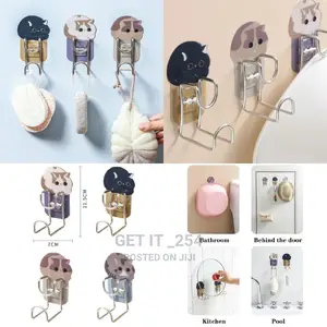 Self-Adhesive Wall Mounted Hooks