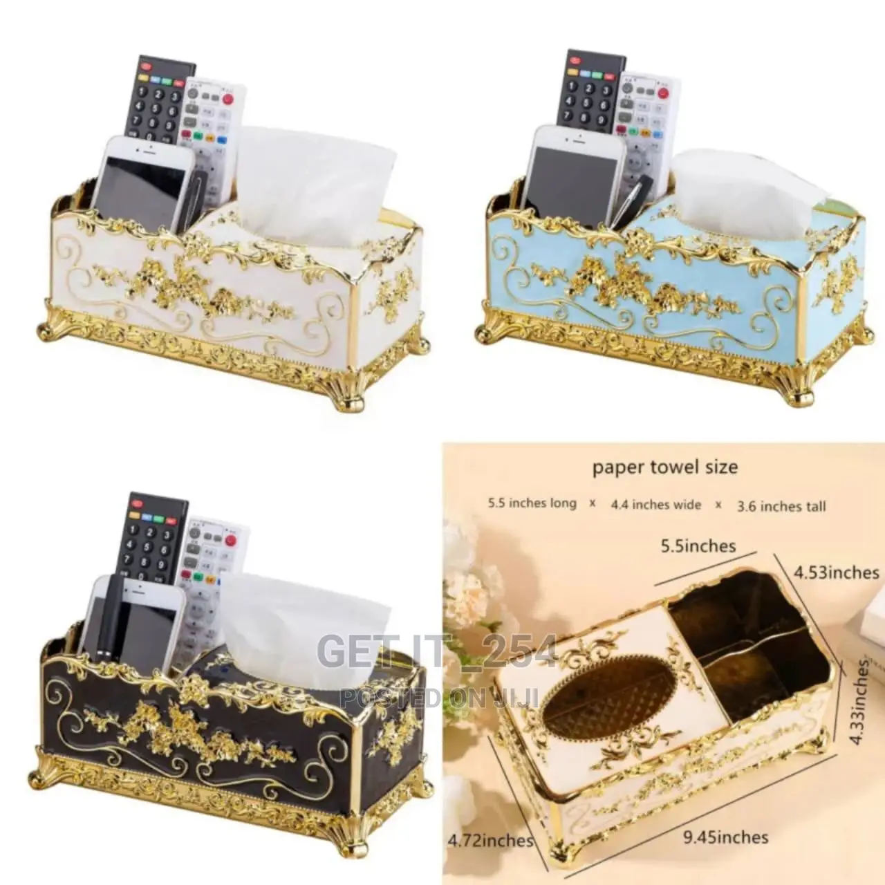 *Multifunctional Acrylic Storage Box Tissue