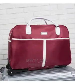Trolley Travel Bag. Maroon, Black, Purple, Blue