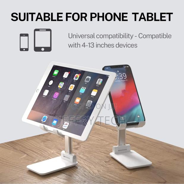 Cell Phone Stand, Foldable Portable Desktop Stand Adjustable - thumbnail 4