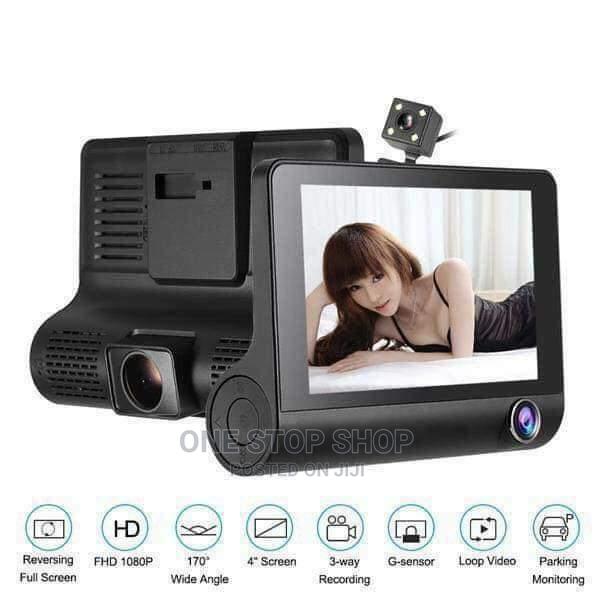 Full HD Dashboard Dvr Screen With 3 Cameras - thumbnail 3