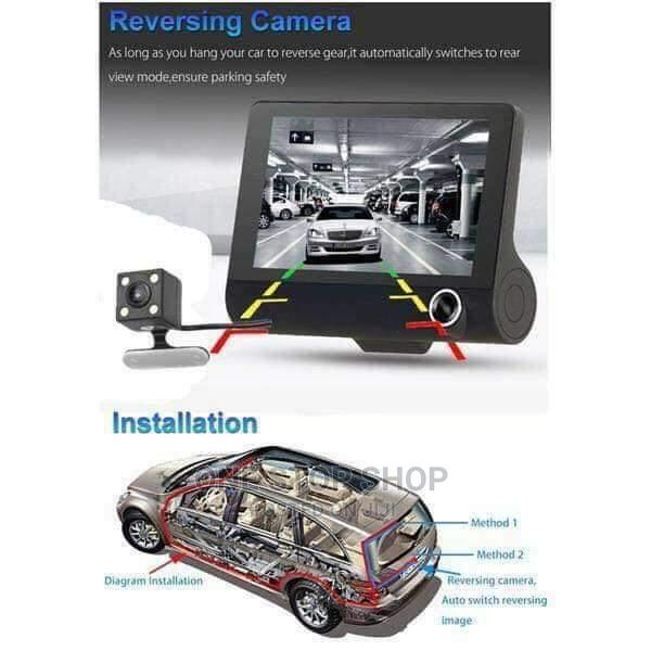 Full HD Dashboard Dvr Screen With 3 Cameras - thumbnail 4