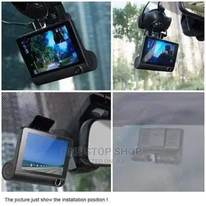 Full HD Dashboard Dvr Screen With 3 Cameras