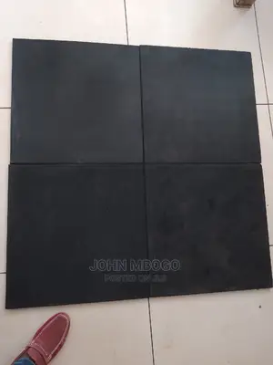 Gym Rubber Tiles 0.5m by 0.5m