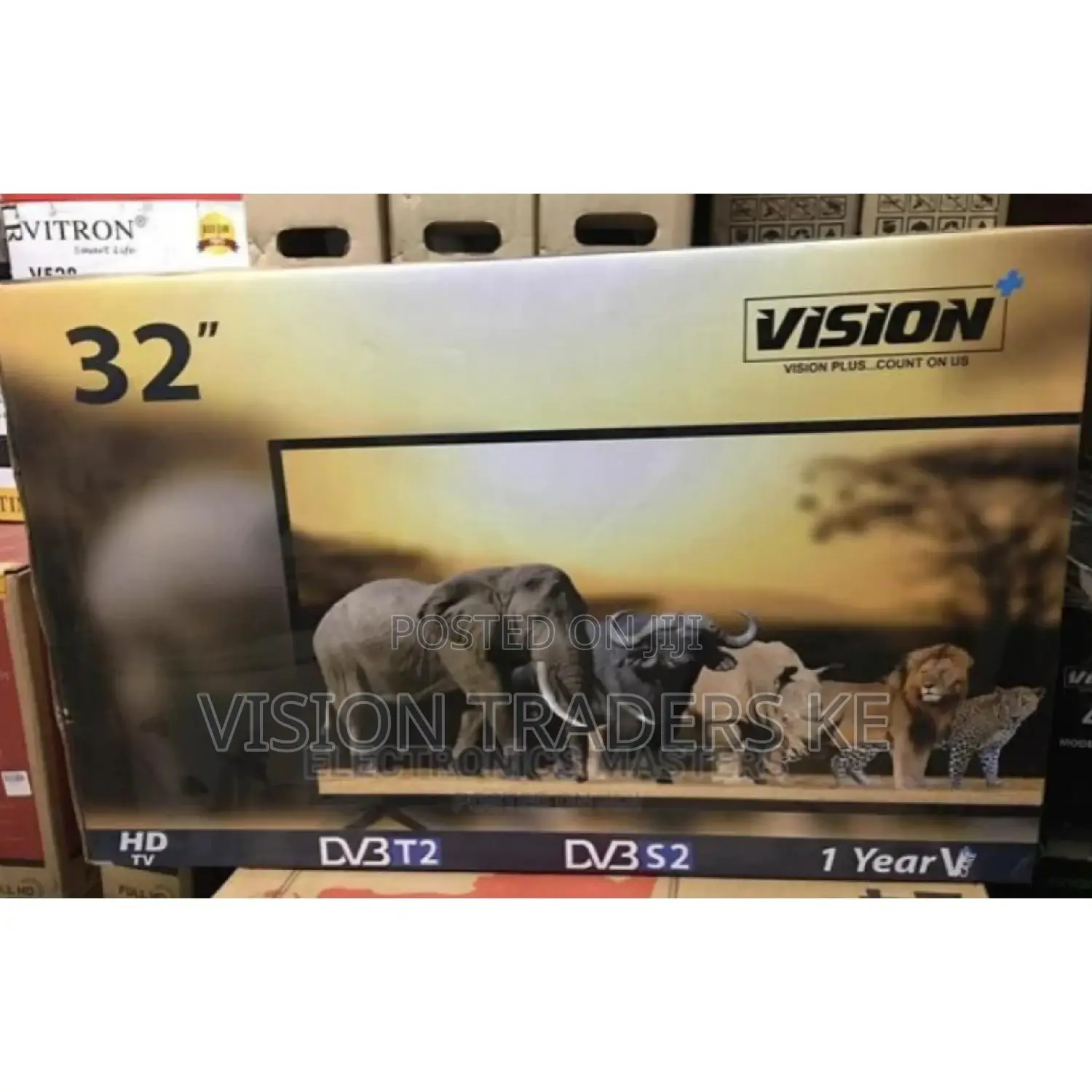 Vision 32 Inches Digital Tv+ Free Wall Mount