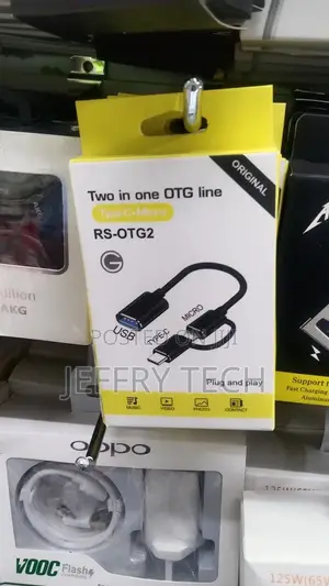 2 in 1 OTG Adapter Cable Micro USB + USB C to USB 3.0 Female