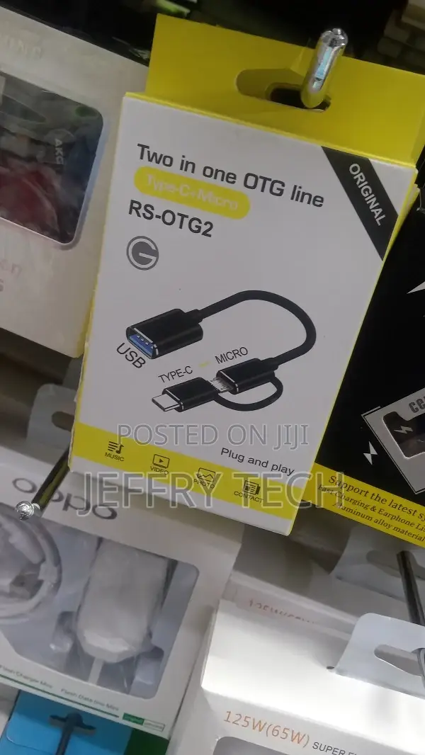 2 in 1 OTG Adapter Cable Micro USB + USB C to USB 3.0 Female