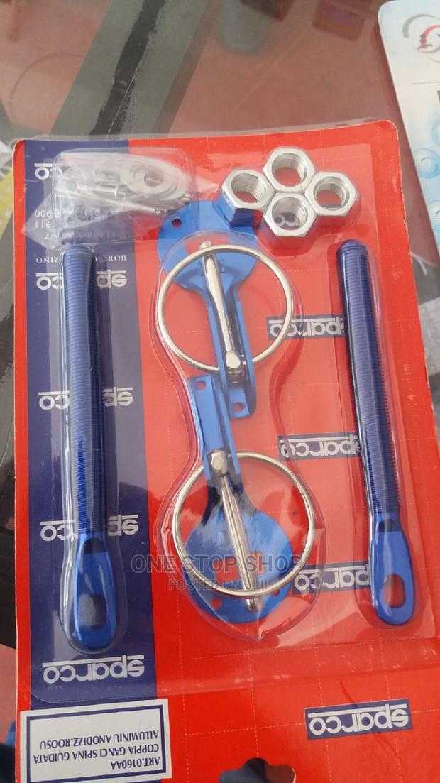 Universal Bonnet Pin Lock (Red,Sipver,Black)