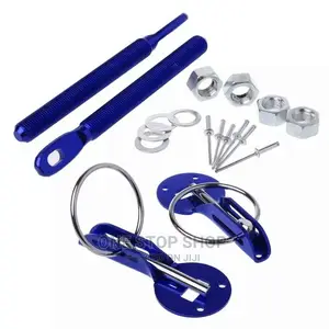 Universal Bonnet Pin Lock (Red,Sipver,Black)