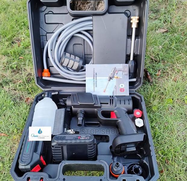 Recheargeable Car Cordless Car Wash Gun With 2 Batteries 24v