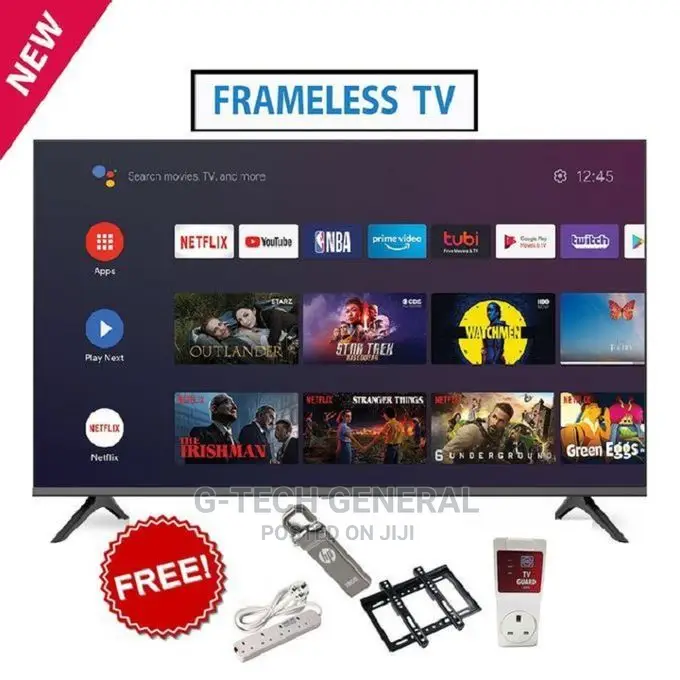 Hisense A4 Series,32 Inch Frameless Smart Tv +Free Tvguard