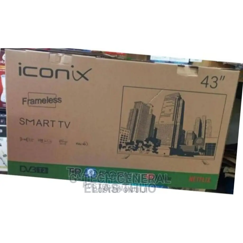 Iconix 43" FHD Smart Android Frameless Tv-Bluetooth
