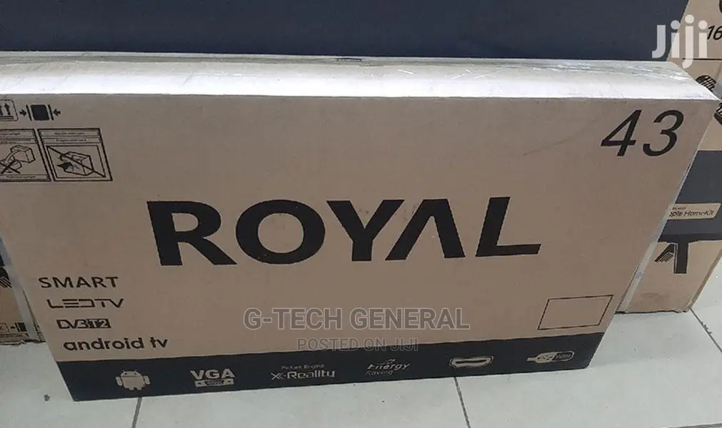 Royal 43" Smart Android Tv. Youtube, Netflix