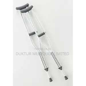Push Button Axillary Crutch For Tall Adults, Adjustable