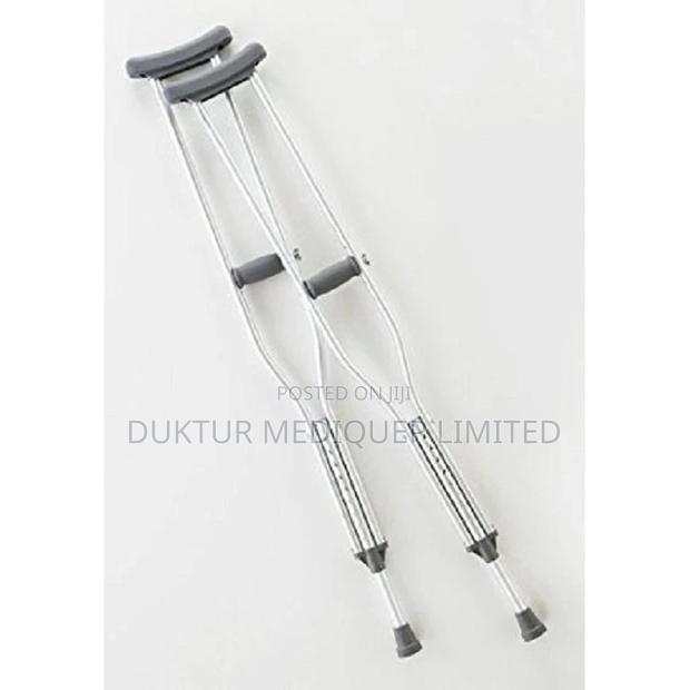 Push Button Axillary Crutch For Tall Adults, Adjustable - thumbnail 3