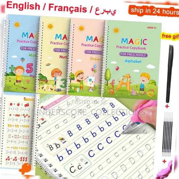 A Set of 4 Kids Magic Practice Books - thumbnail 4