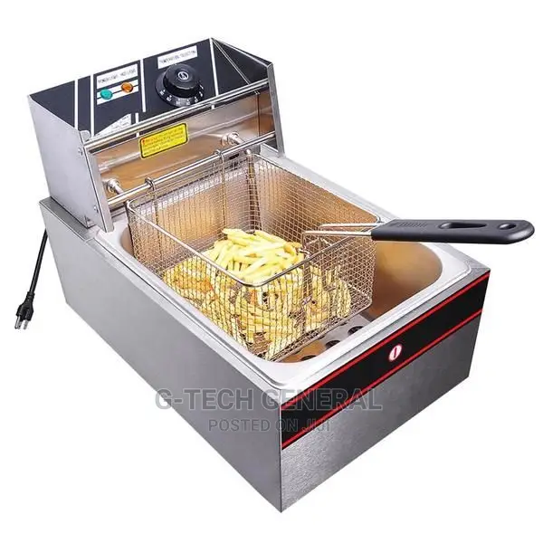 Nunix Commercial Single Stainless Steel Deep Fryer -6 L