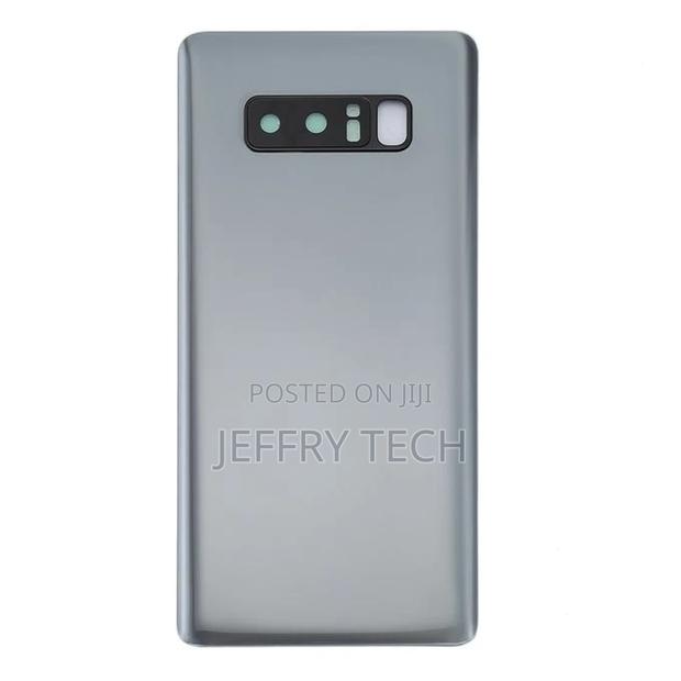 Back Cover With Camera Lens Cover for Galaxy Note 8(Silver) - thumbnail 3
