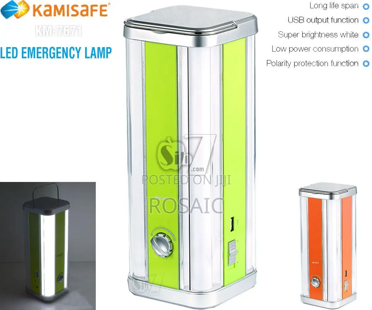 Kamisafe Km-7671 Rechargeable Lamp