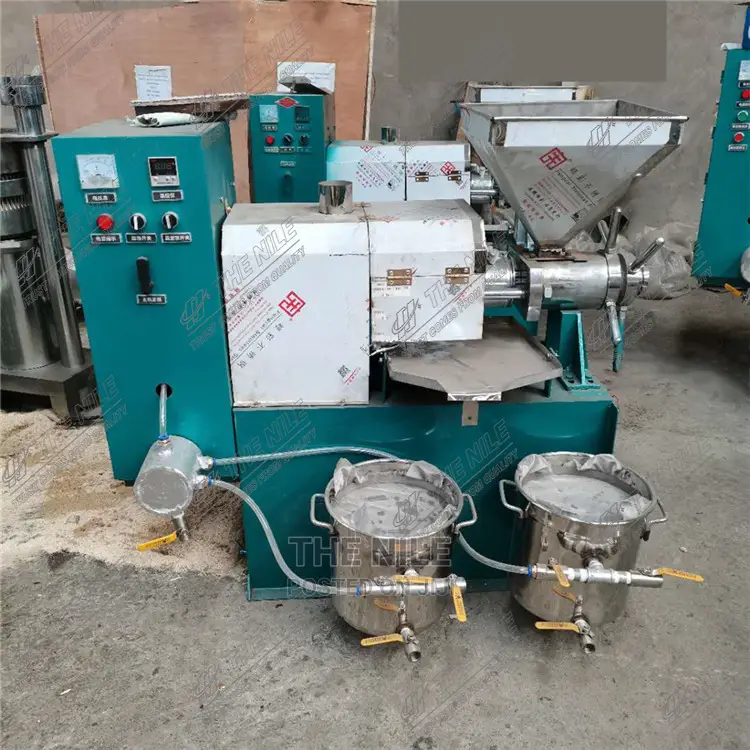 Rapeseed Peanut Sunflower Seeds Working Oil Press
