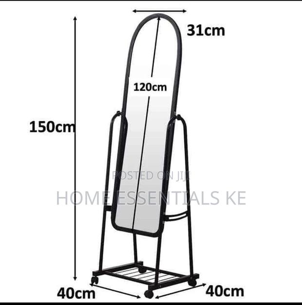 Dressing Mirror With Wheels - thumbnail 2